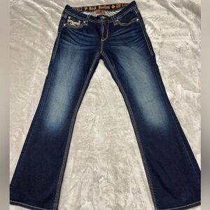 Rock Revival Women's “Betty” Dark Wash Boot Cut Jeans